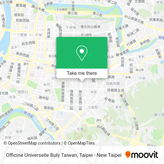 Officine Universelle Buly Taiwan map