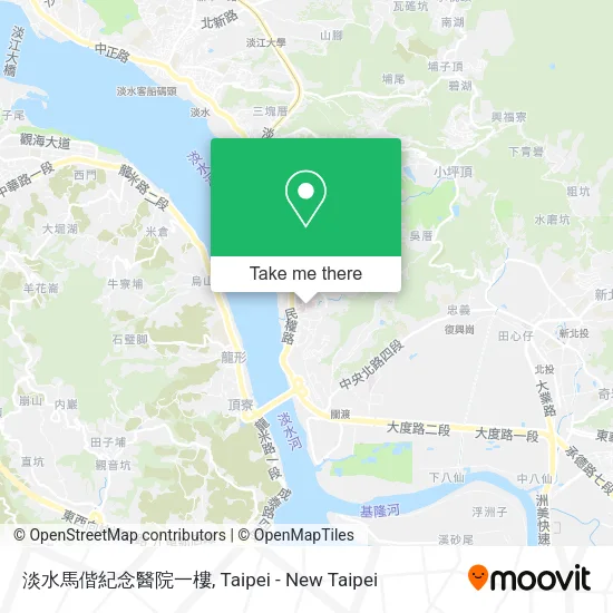 淡水馬偕紀念醫院一樓地圖