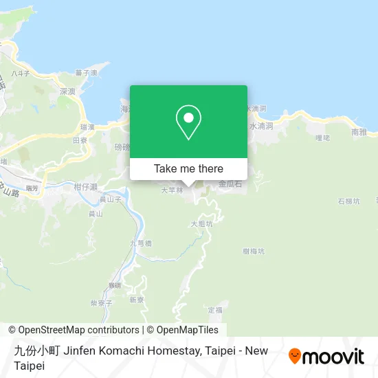 九份小町 Jinfen Komachi Homestay地圖