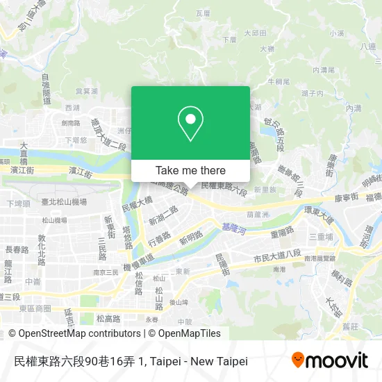 民權東路六段90巷16弄 1地圖