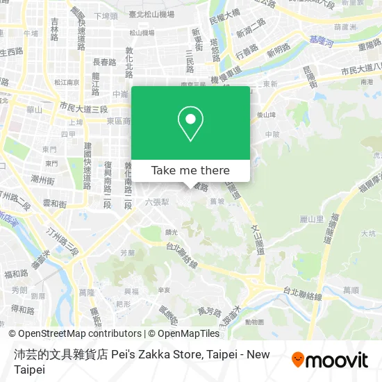 沛芸的文具雜貨店 Pei's Zakka Store map