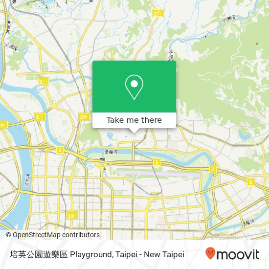 培英公園遊樂區 Playground地圖