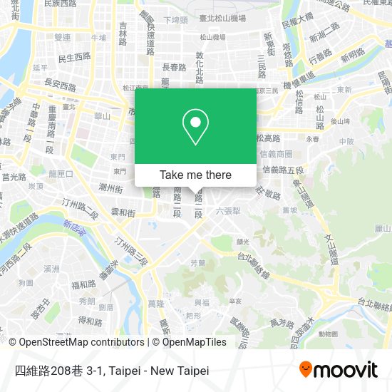 四維路208巷 3-1地圖