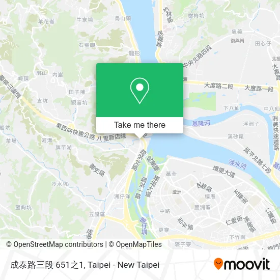 成泰路三段 651之1地圖