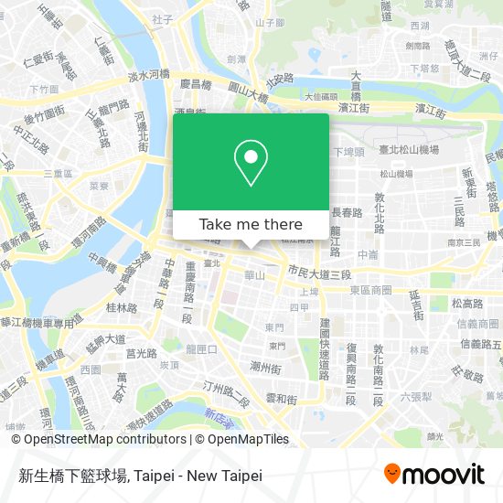 新生橋下籃球場 map
