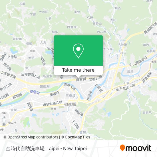 金時代自助洗車場 map