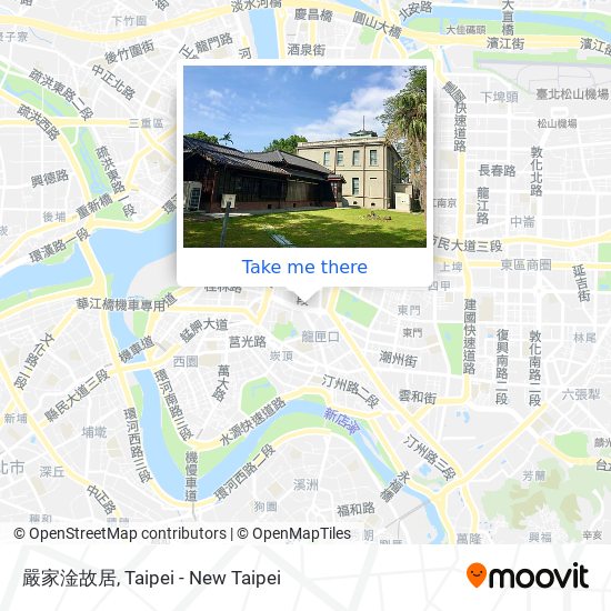 嚴家淦故居地圖