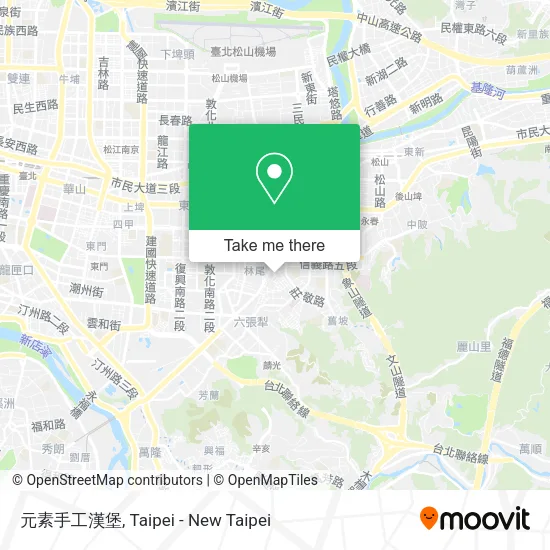元素手工漢堡地圖