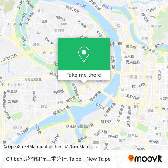 Citibank花旗銀行三重分行 map