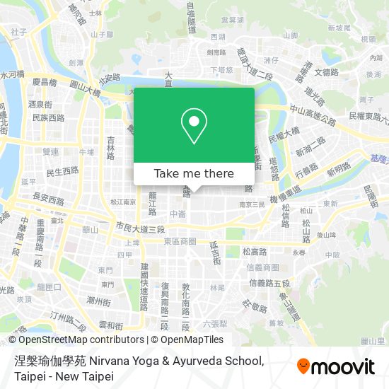 涅槃瑜伽學苑 Nirvana Yoga & Ayurveda School map
