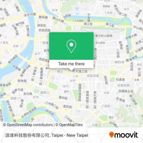 源達科技股份有限公司地圖