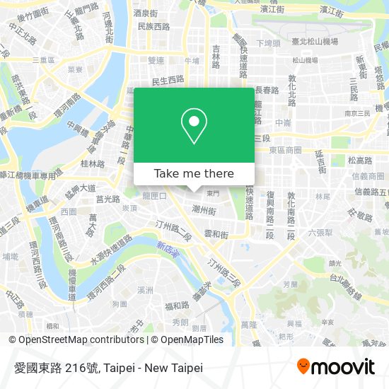 愛國東路 216號地圖
