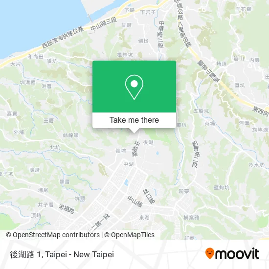 後湖路 1地圖