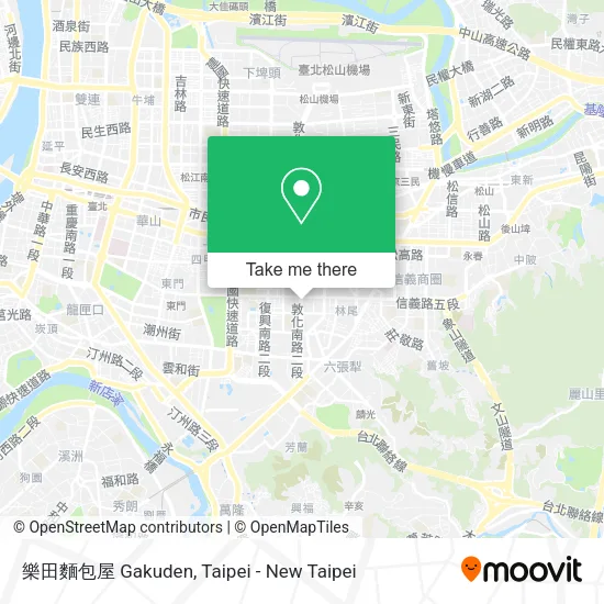 樂田麵包屋 Gakuden map