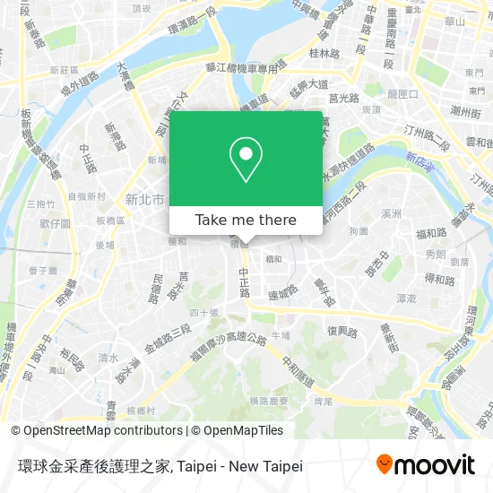 環球金采產後護理之家 map