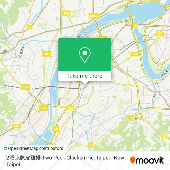 2派克脆皮雞排 Two Peck Chicken Pie map