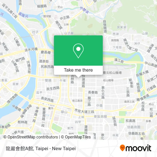 龍巖會館A館地圖
