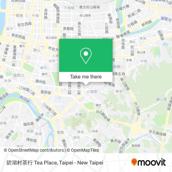 碧湖村茶行 Tea Place map