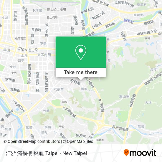 江浙 滿福樓 餐廳 map