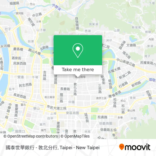 國泰世華銀行 - 敦北分行 map