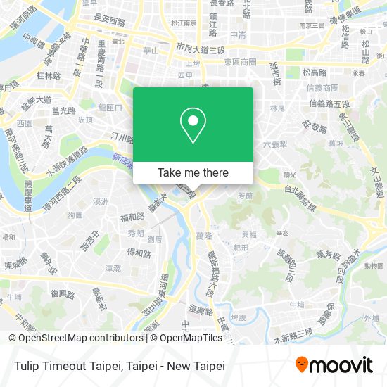 Tulip Timeout Taipei map