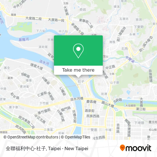 全聯福利中心-社子地圖
