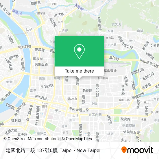 建國北路二段 137號6樓地圖