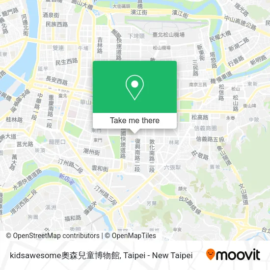 kidsawesome奧森兒童博物館 map