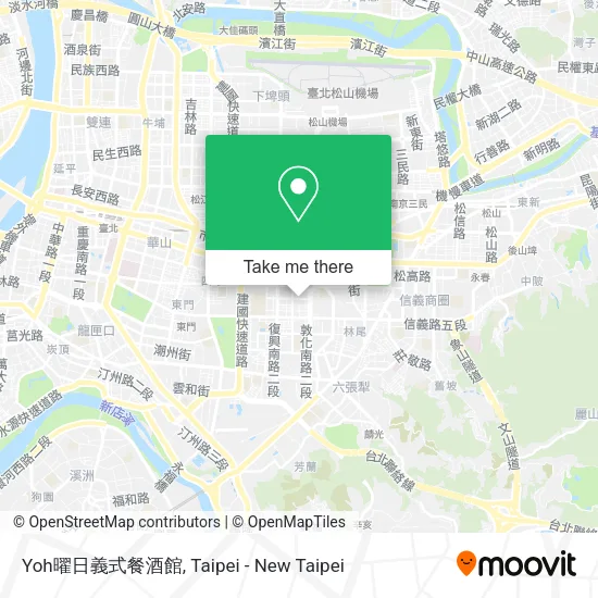 Yoh曜日義式餐酒館 map