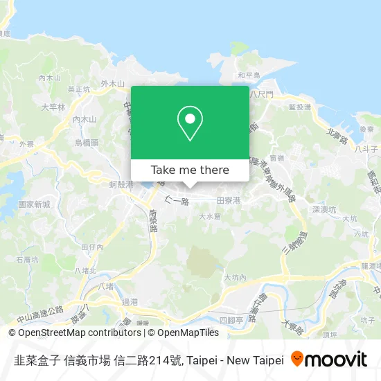 韭菜盒子 信義市場 信二路214號 map