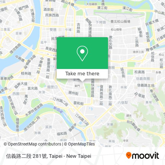 信義路二段 281號地圖