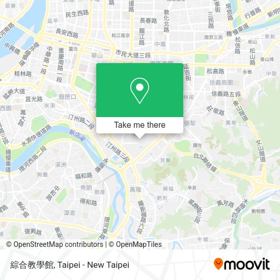 綜合教學館 map