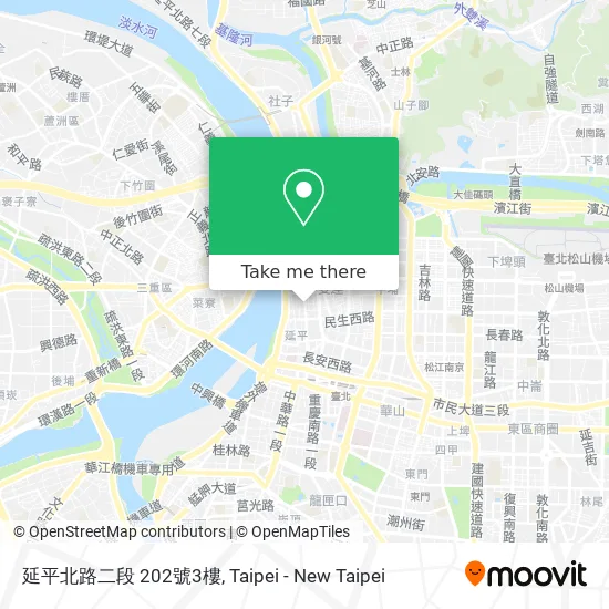 延平北路二段 202號3樓 map