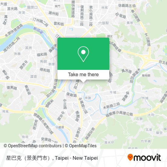 星巴克（景美門市）地圖