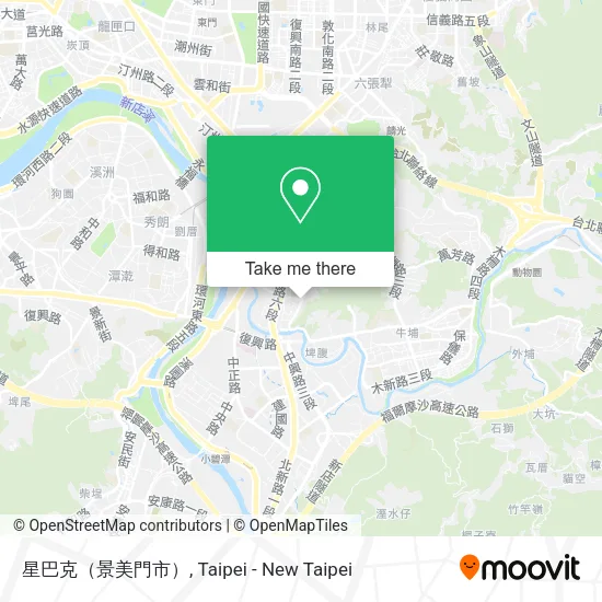 星巴克（景美門市）地圖