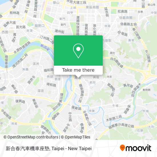 新合春汽車機車座墊 map