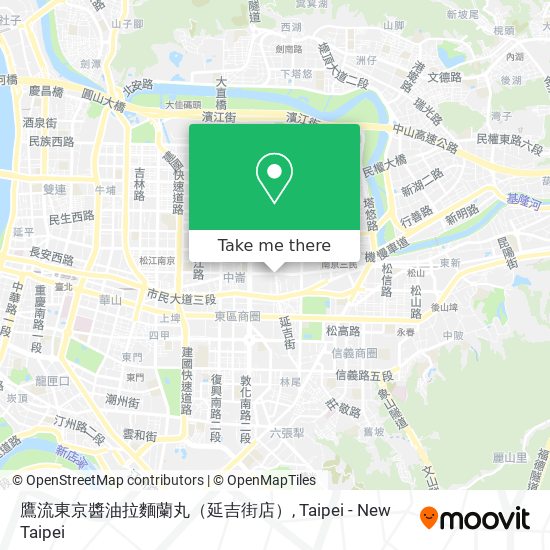 鷹流東京醬油拉麵蘭丸（延吉街店） map