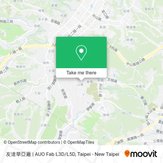 友達華亞廠 | AUO Fab L3D/L5D地圖