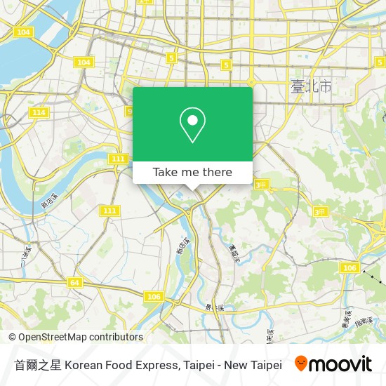 首爾之星 Korean Food Express map