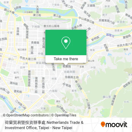荷蘭貿易暨投資辦事處 Netherlands Trade & Investment Office地圖