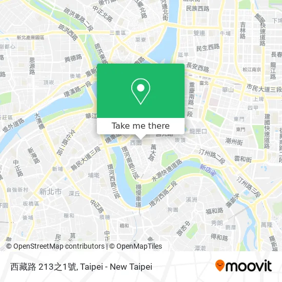 西藏路 213之1號地圖