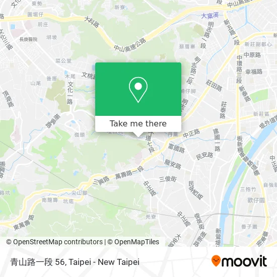 青山路一段 56 map