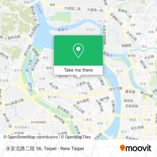 永安北路二段 56地圖