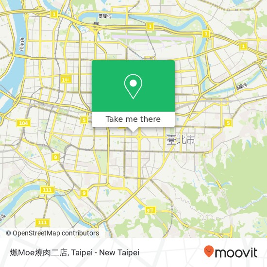 燃Moe燒肉二店 map