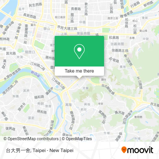 台大男一舍 map