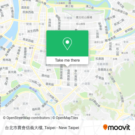 台北市農會信義大樓地圖