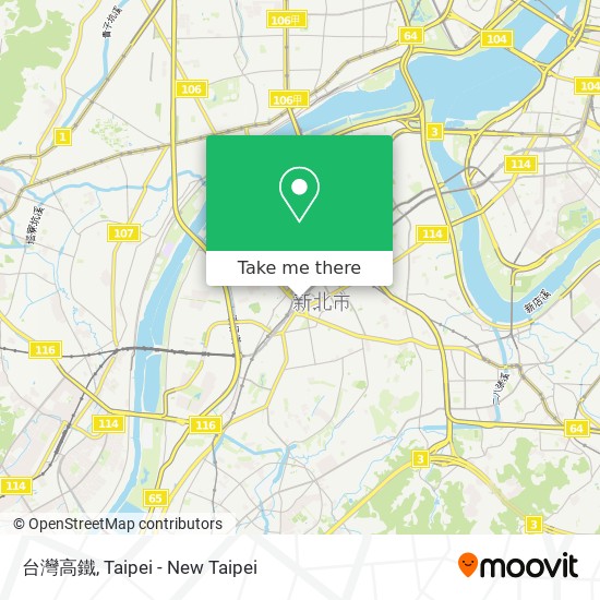 台灣高鐵 map
