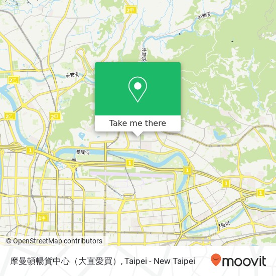 摩曼頓暢貨中心（大直愛買） map