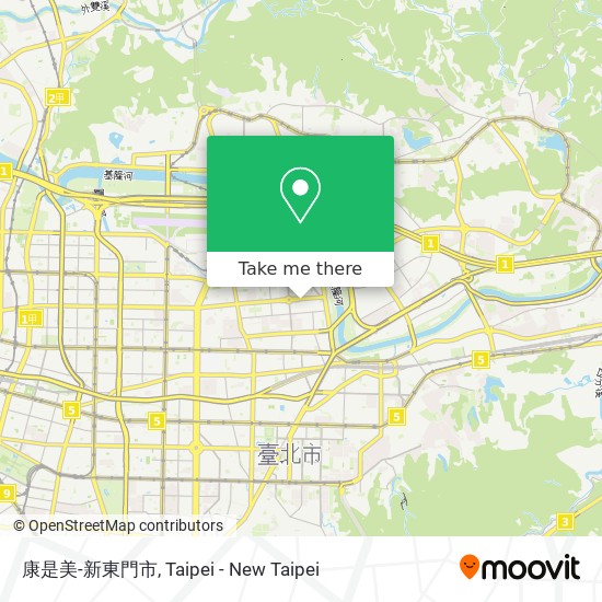 康是美-新東門市 map
