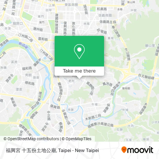 福興宮 十五份土地公廟 map